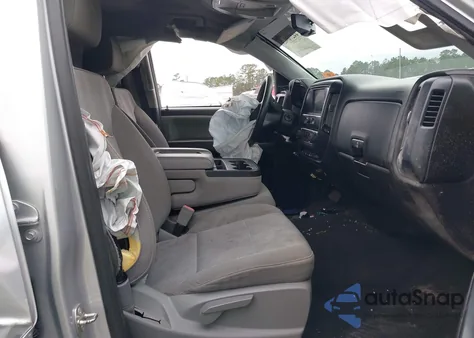 2018 Chevrolet Silverado 1500 Custom из США, поврежденный, VIN 1GCRCPEC0JZ260079